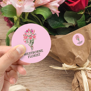 Florist & Flower Stickers Image