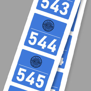 Numbered Stickers Image